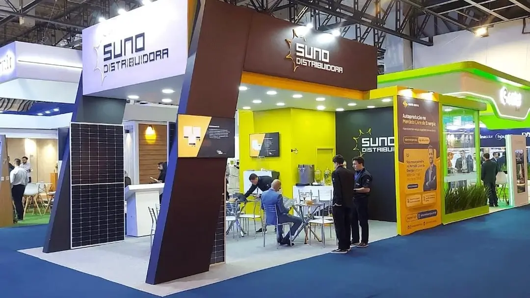 Estande da Suno Distribuidora